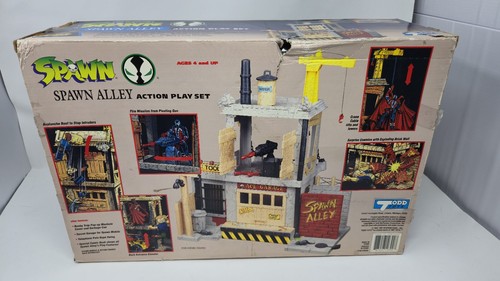 Spawn Series 1 Spawn Alley Playset New 1994 McFarlane Toys Amricons Box Damage - Picture 6 of 10