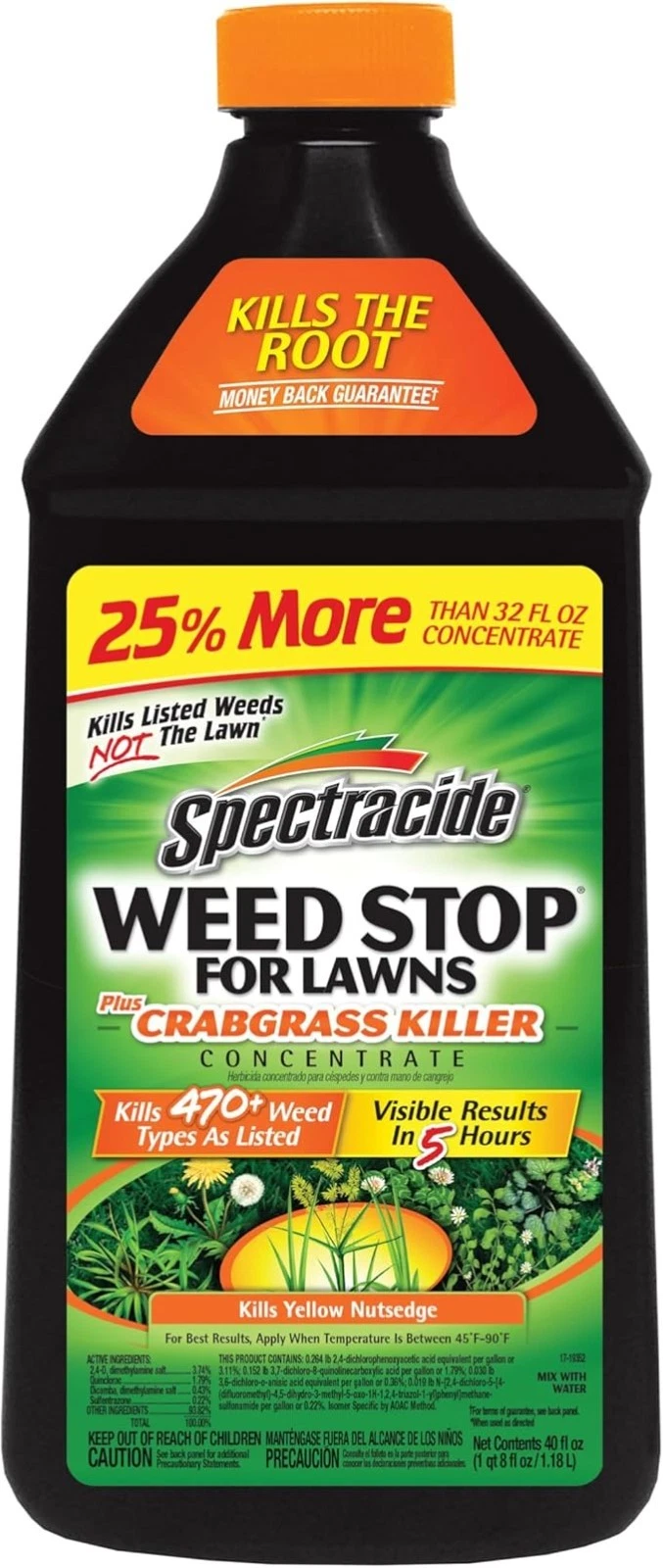 Spectracide Weed Stop Lawns Crabgrass Killer Concentrate