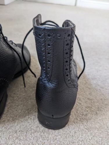 Womens Clarks Netley Freya Hotsell Black Lace Up Ankle Boots Size 7D EU 41 - Picture 6 of 10