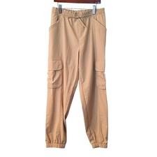 Girl's Old Navy Tan Beige Stretchtech Quick Dry Cargo Pants Large 10-12