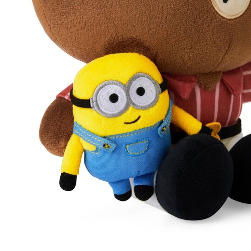 LINE FRIENDS X MINIONS - Disfraz Marrón con Minions Peluche - Imagen 6 de 12