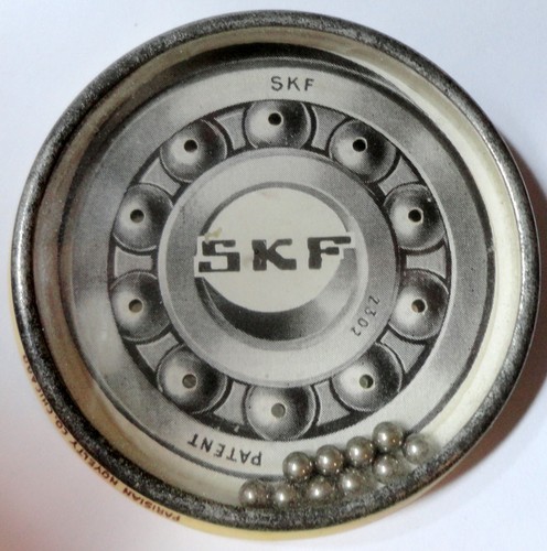 Vintage Zelluloid SKF Kugellager Rollerball Spiel Phila. PA Reklame. Premium - Bild 2 von 4