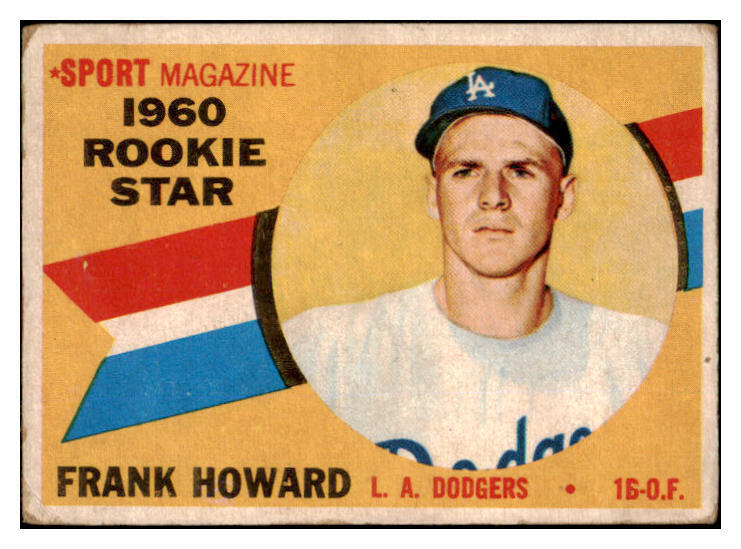 1960 TOPPS VENEZUELAN #132 FRANK HOWARD DODGERS GOOD 513065 (KYCARDS)