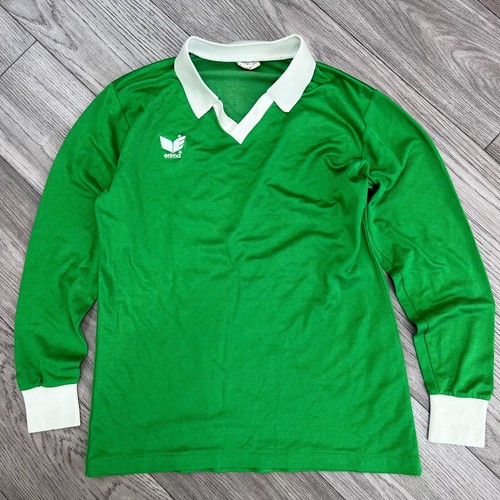 Maglia calcio manica lunga Erima vintage maglia calcio Germania occidentale taglia S