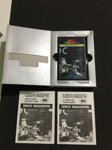 Space Squadron Leonardo Gig Videojuego Cartucho Pal Multi Italia Usado Completo - Imagen 7 de 12