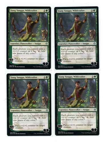 4x Jiang Yanggu Wildcrafter x4 - War of the Spark - Magic MTG - NM Condition - Picture 1 of 2