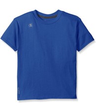 Champion Boys Tee Shirt Vapor Cotton Double Dry Youth Crew Neck Small NEW