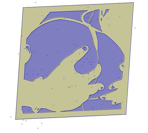 10 DXF CNC parametrische CAD-Datei "Er streichelte ihr Gesäß" Lasergeschnittenes Plasma 5091 - Bild 5 von 24