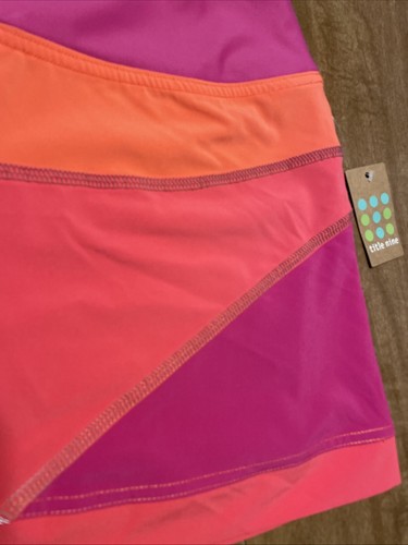 NWT Title Nine Girl’s Pink/orange/purple Skort XS Extra Small Mesh Short Stretch - Picture 2 of 10