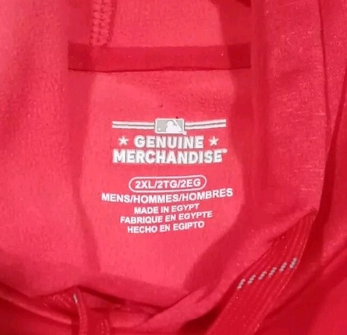 Genuine MLB Merchandise Los Angeles Angels Red Hoodie Mens XXL New No Tags - Picture 5 of 6