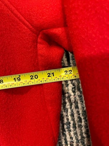 Chaqueta Columbia De Colección Para Hombre Mediana Roja Gruesa Polar Bolsillos con Cremallera Completa EE. UU. - Imagen 9 de 9