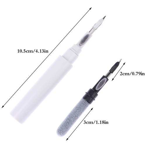 3 In 1 Computer Keyboard Cleaner Brush Earphone Cleaning Pen For Headset Tools - Afbeelding 3 van 14