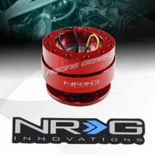 NRG SRK-200RD RED BALL LOCKING STEERING WHEEL GEN 2.0 QUICK RELEASE ADAPTER KIT