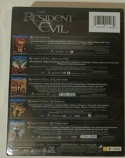 The Resident Evil Collection Blue Ray 5 Disc Set. 2012 New/Sealed