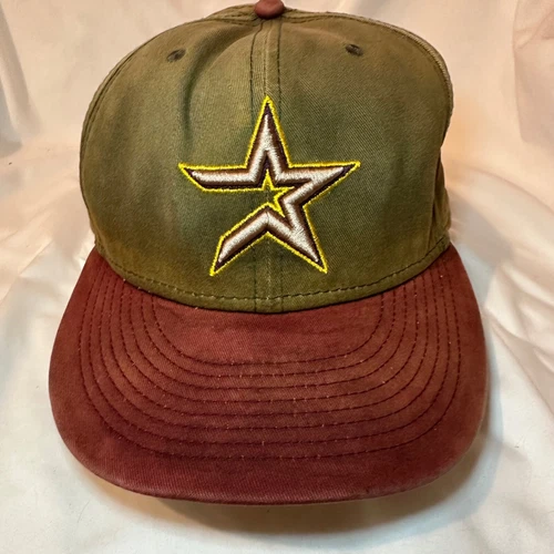 Hat Club Houston Astros Fall Tone Baseball Cap Hat Size 8 Celebrating 40 Years
