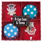 Pirate Cupcake Muffin Cases with Decorating Toppers - Quality Paper - Pack of 40