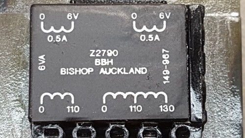 TRANSFORMERS 6VA 0-6V, 0-6V PCB Z2790 BBH, BISHOP AUCKLAND. 149-967 - Picture 5 of 6