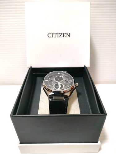 Citizen Attesa Eco-Drive BU0060-09H Titanium Solar Moon Phase Men Watch Gray - Picture 3 of 21