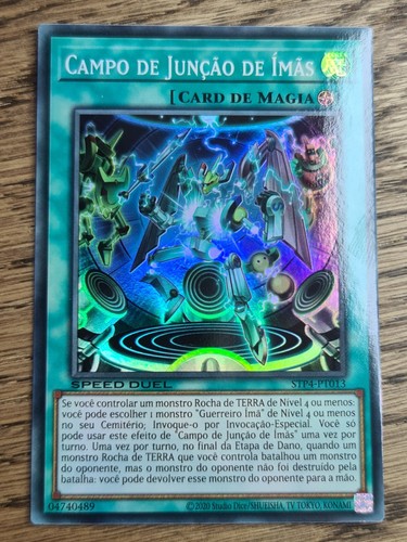 Magnetic Field▪︎YUGIOH▪︎STP4▪︎PORTUGUESE▪︎SUPER RARE▪︎SPEED DUEL▪︎NM #0456 - Picture 1 of 2