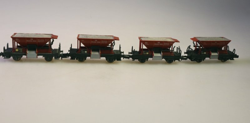 4 pezzi Arnold N ammassare Carro DB BR 2424 Münster Buono Stato 4 pezzi Arnold N ammassare Carro DB BR 2424 Münster Buono Stato