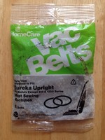 (2) Eureka Upright Round Vacuum Cleaner Belts, Hoover, Sanitaire, Sewing Machine (2) Eureka Upright Round Vacuum Cleaner Belts, Hoover, Sanitaire, Sewing Machine