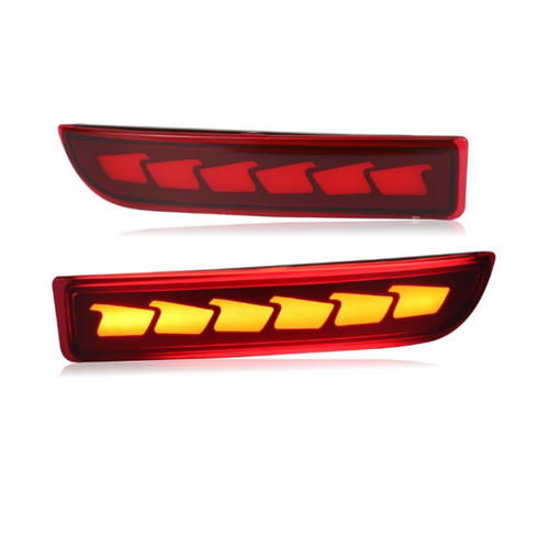 Para Toyota RAV4 2006-2012 LED Parachoques Trasero Reflector Luz De Freno Lámparas DRL - Imagen 3 de 10