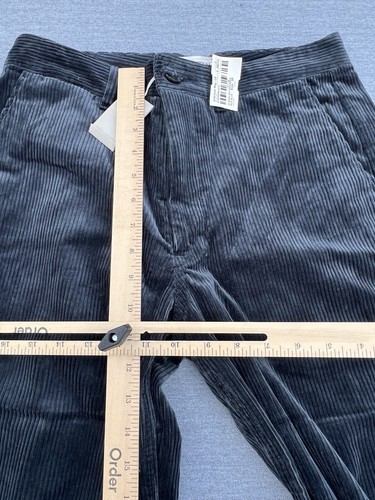 WOOD WOOD Men's Stefan Corduroy Pants in Scoria Blue Size 30 - Picture 4 of 9