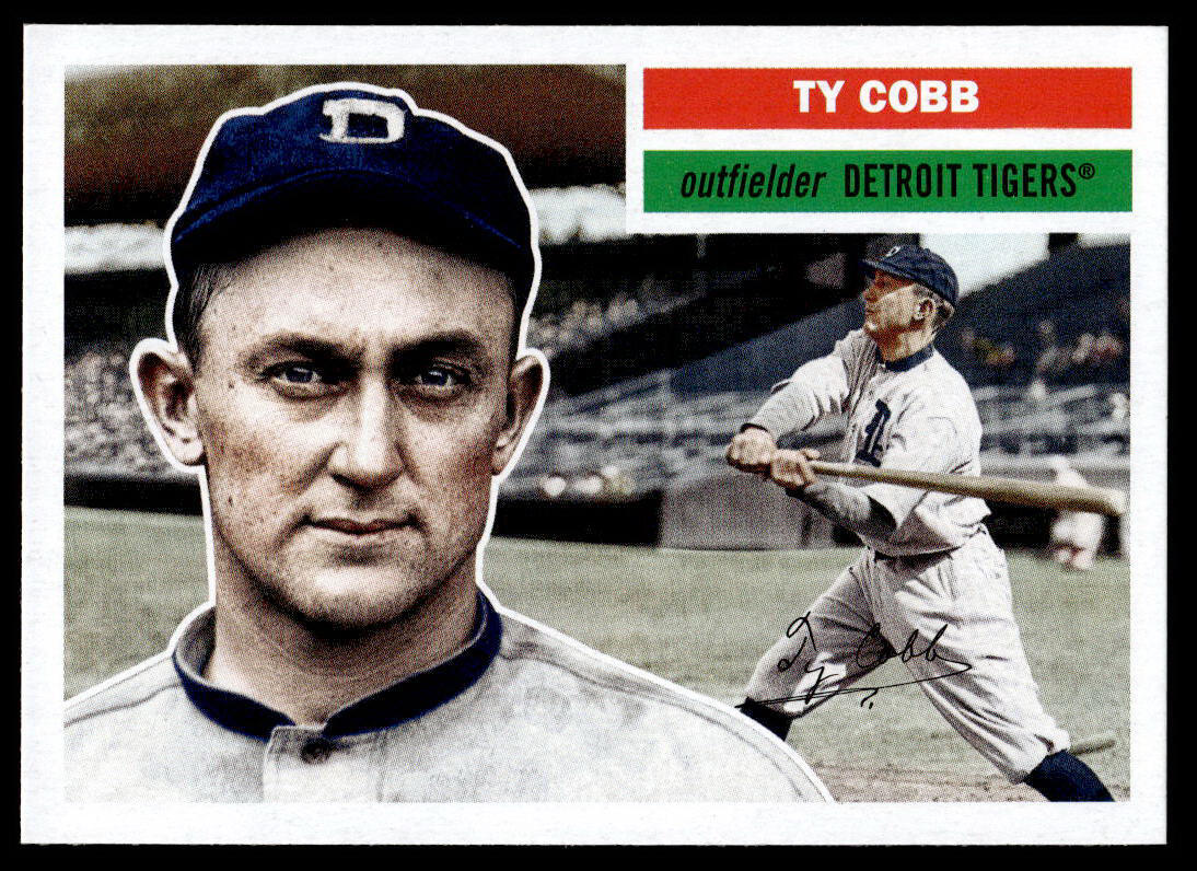 2023 Topps Archives Ty Cobb #22 1956 Design Detroit Tigers