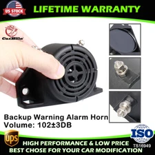 105dB Backup Warning Alarm Beeper Reversing Horn Car Truck Heavy Vehicle 12V/24V