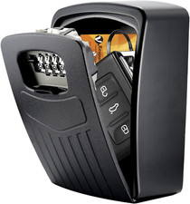 Extra Large Key Storage Security Lock,V-Resourcing Sturdy Wall Mounted Outdoor, 