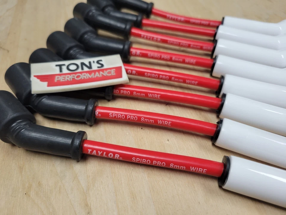 Ceramic Taylor LS Spark Plug Wire Set 45* Corvette Camaro GMC Sierra Silverado R - Image 2 of 2