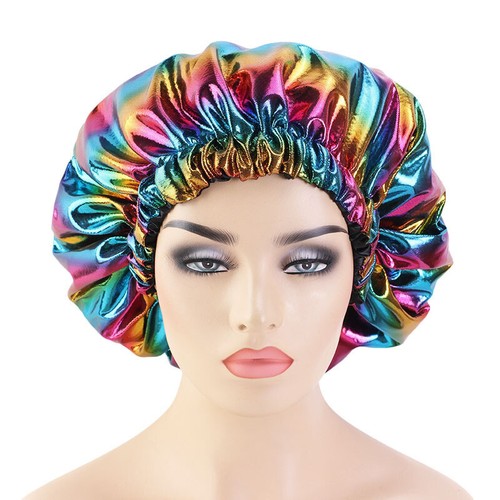 Satin Sleep Cap for Women Soft Hijab Cap Elastic Band Hat Sleeping Head Cover - Picture 70 of 91