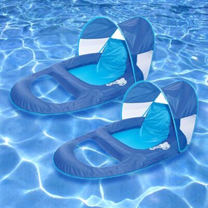 canopy lounger float recliner collapsible swimways pk swimming pool spring