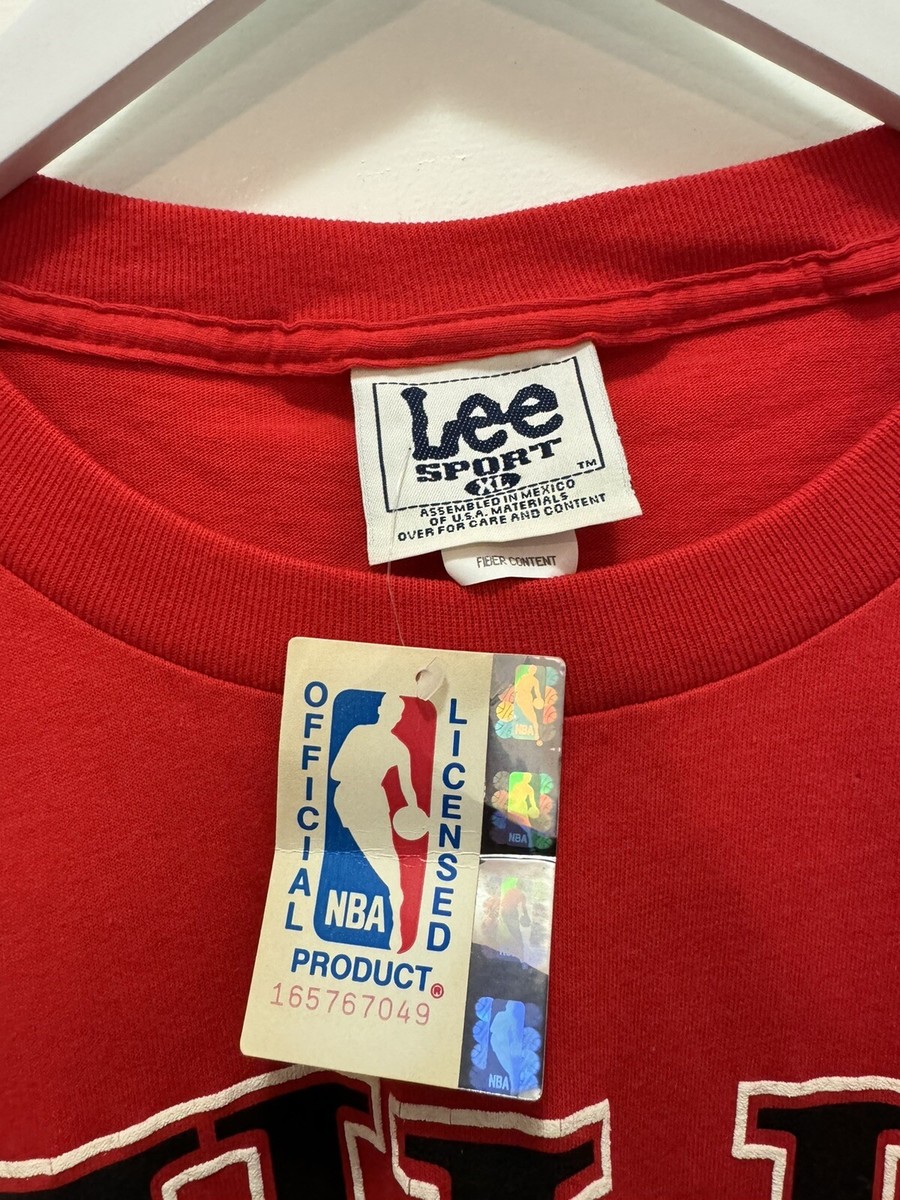 スポーツ・フィットネス CHICAGO BULLS THE 1990s Men's XL Official Fan Sportswear Chicago Bulls Single Stitch