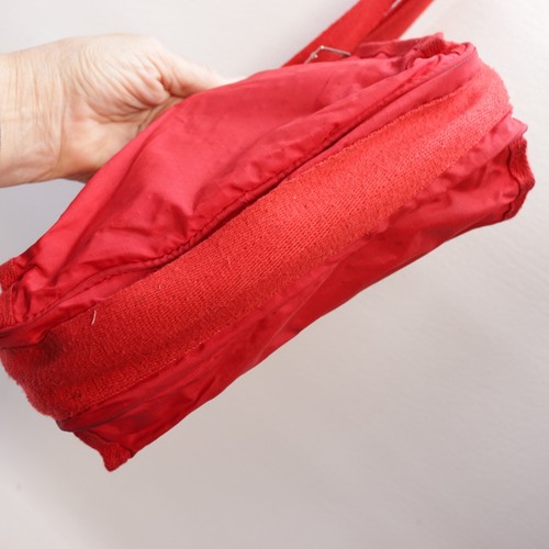 LeSportSac Crossbody Handbag S Red Nylon Travel Foldable Pockets Shoulder Bag - Picture 7 of 12