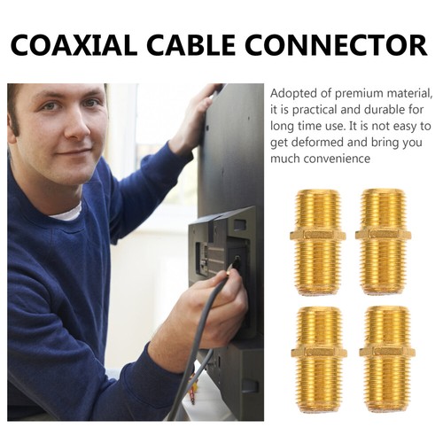 20 PCS Cable TV Connector Connectors Adapter and Extension - 第 4/12 張圖片