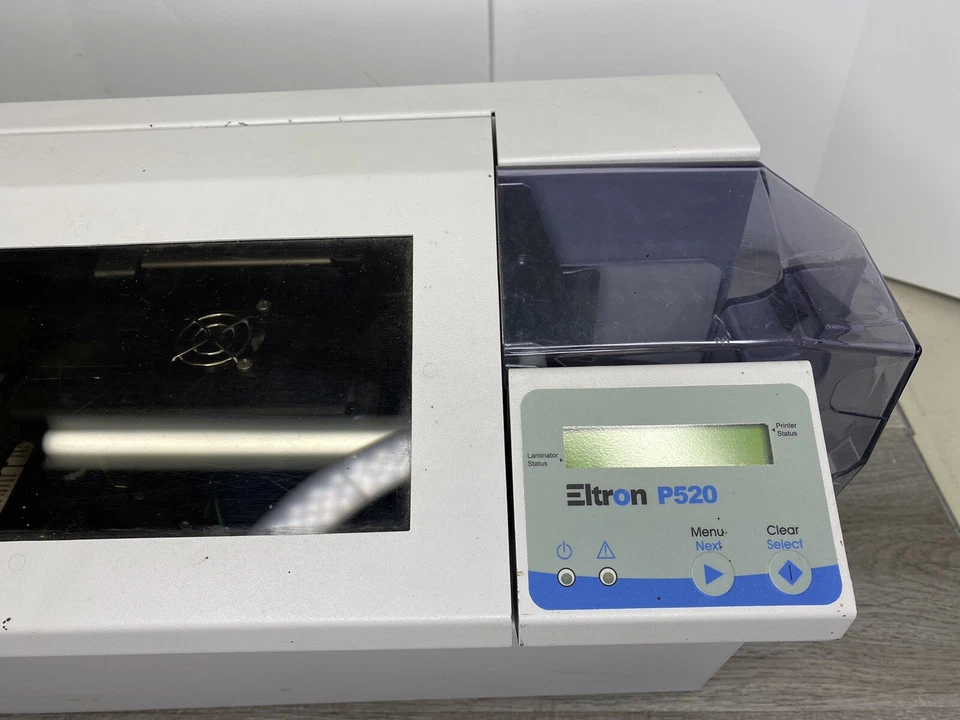 ZEBRA P520 ID CARD PRINTER *For Parts or Repair* - Image 2 of 4