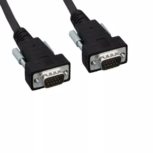 KNTK 50' Plenum Rated SVGA Video Cord 28AWG CMP HD15 15Pin In-Wall Installation