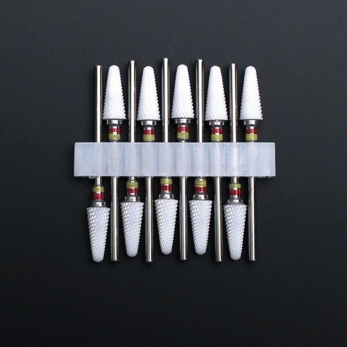 Juego de 10 brocas de clavos de cerámica fresadora para limas de brocas de manicura eléctricas - Imagen 57 de 67