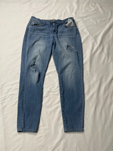d.jeans Womens Denim Jeans Size 10 Black High Rise Stretch Pants Slim Fit - Picture 3 of 11