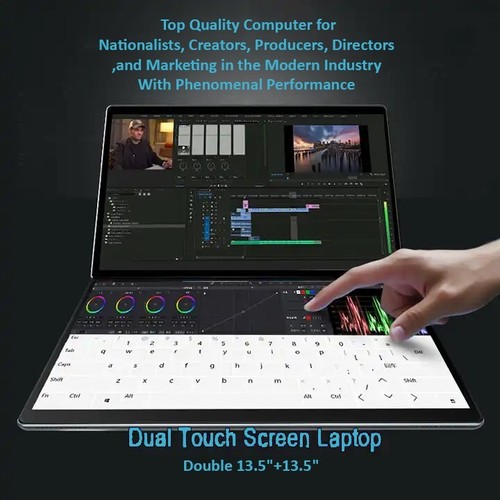 Gurren Buggie Laptop DWX100 Dual Screen Laptop 13.5" 16GB RAM 1TB SSD - Picture 6 of 6