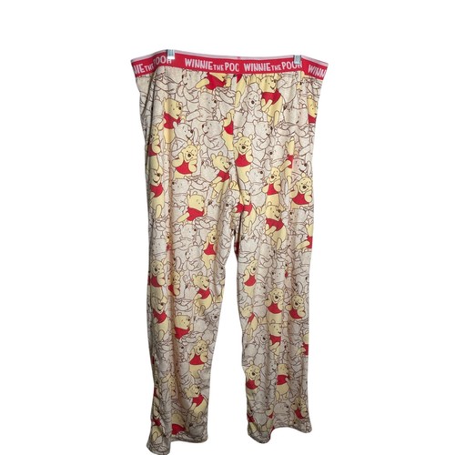 Disney Winnie the Pooh Pajama Pants Adult XL Pull On Soft NWOT Pooh Bear - Picture 8 of 8