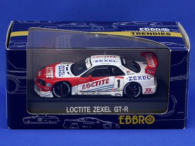 Ebbro 1/43 2000 Jgtc Loctite Zexel R34 Gt-R 1 Rock Tight