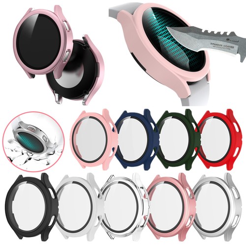 Cristal+Funda Para Samsung Galaxy Watch 4 40mm 44mm Anti-caída Cubierta Protector Pantalla - Imagen 3 de 42