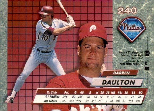 S5R10: 1992 Ultra Baseball Card #s 4-395 - Picture 248 of 504