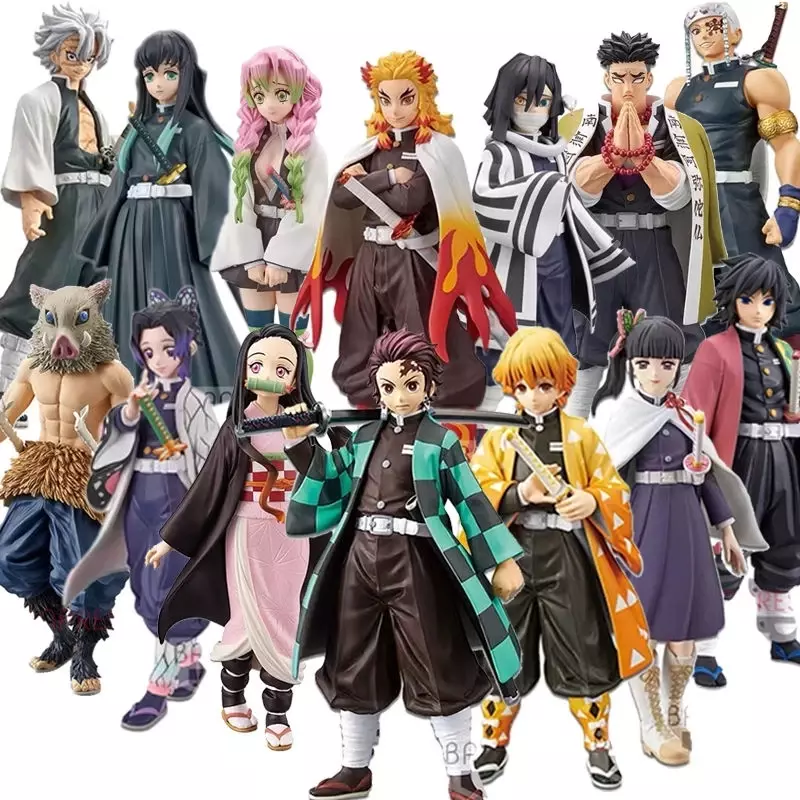 High quality Demon Slayer PVC Action Figure Kamado Tanjirou/Agatsuma Zenitsu  Action Figure Kimetsu no Yaiba