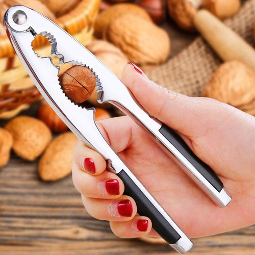 Nut Crackers Chestnut Opener Seafood Sheller Heavy Zinc Alloy Nutcracker Peca... - Picture 9 of 9