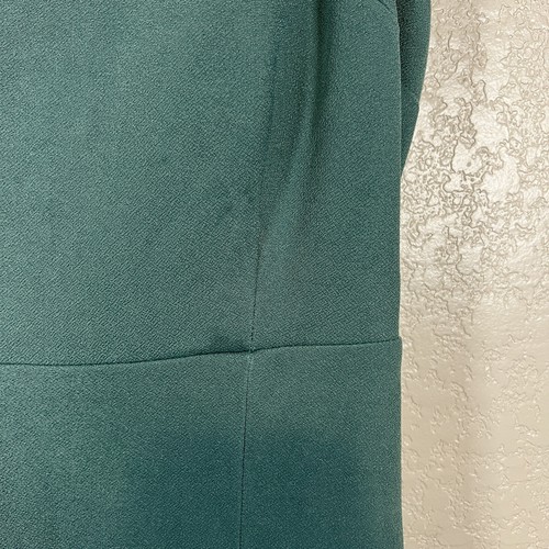 Birdy Grey Benny Dress Size Medium Green Sea Glass Crepe Bridesmaid Prom FLAWED - Picture 7 of 12