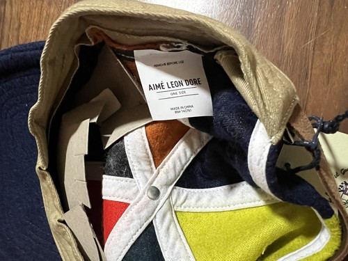 Aime Leon Dore ALD / Drake's Pinwheel Hat FW22 Multicolor One Size / Adjustable - Picture 7 of 11