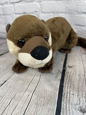WILD REPUBLIC RIVER OTTER Plush Stuffed Animal Toy 15" EUC